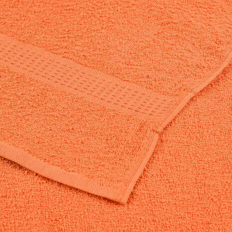 Saunahanddoeken 4 st 80x200 cm 360 g/m² 100% katoen oranje 6