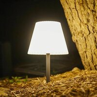 Bureaulamp Lumisky Lady Spike Bouffant Wit Metaal 4