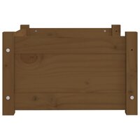 Hondenmand 55,5x45,5x28 cm massief grenenhout honingbruin 6