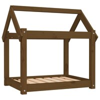 Hondenmand 71x55x70 cm massief grenenhout honingbruin 2
