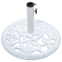 Parasolvoet 12 kg 48 cm gietijzer wit 3