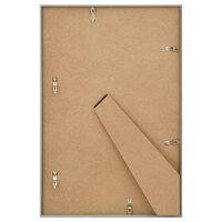 Fotolijsten 3 st voor tafel 21x29,7cm MDF zilverkleurig 6