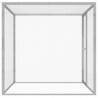 Kattenkooi 1,5x1,5x1,5 m gegalvaniseerd staal 2