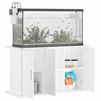 Aquariumstandaard 101x41x58 cm bewerkt hout wit 3