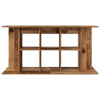 Aquariumstandaard 120x40x60 cm bewerkt hout oud houtkleurig 4