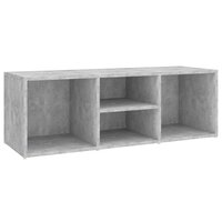 Schoenenopbergbank 105x35x35 cm bewerkt hout betongrijs 2