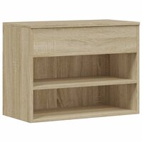 Schoenenbank 60x30x45 cm bewerkt hout sonoma eikenkleurig 2