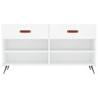 Schoenenbank 102x35x55 cm bewerkt hout wit 6