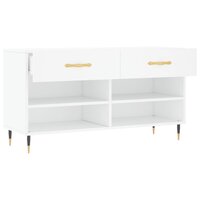 Schoenenbank 102x35x55 cm bewerkt hout wit 5