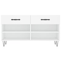 Schoenenbank 102x35x55 cm bewerkt hout wit 6