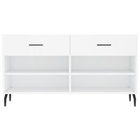 Schoenenbank 102x35x55 cm bewerkt hout wit 6