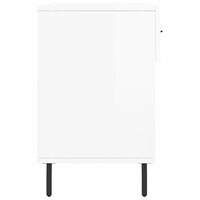 Schoenenbank 102x35x55 cm bewerkt hout hoogglans wit 7