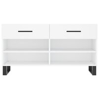 Schoenenbank 102x35x55 cm bewerkt hout wit 6