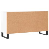 Schoenenbank 102x35x55 cm bewerkt hout hoogglans wit 8