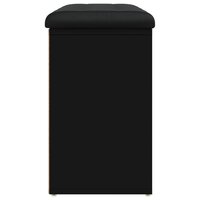 Schoenenbank 82x32x50 cm bewerkt hout zwart 6