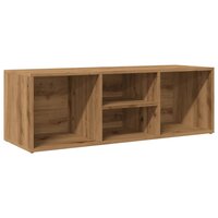 Schoenenopbergbank 105x35x35 cm bewerkt hout artisanaal eiken 2