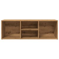 Schoenenopbergbank 105x35x35 cm bewerkt hout artisanaal eiken 4