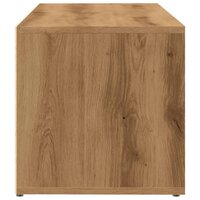 Schoenenopbergbank 105x35x35 cm bewerkt hout artisanaal eiken 5