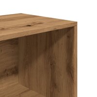 Schoenenopbergbank 105x35x35 cm bewerkt hout artisanaal eiken 7