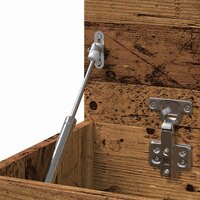 Schoenenbank 80x30x45 cm bewerkt hout oud houtkleurig 9