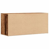 Schoenenbank 100x35x45 cm bewerkt hout oud houtkleurig 6
