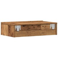 Nachtkastje 60x35 cm spaanplaat oud hout 9