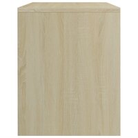 Nachtkastje 40x30x40 cm bewerkt hout sonoma eikenkleurig 5