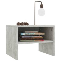 Nachtkastjes 2 st 40x30x30 cm bewerkt hout betongrijs 3