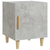 Nachtkastje bewerkt hout betongrijs 2