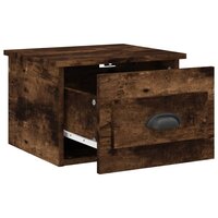 Nachtkastje wandgemonteerd 41,5x36x28 cm gerookt eikenkleurig 5