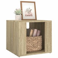 Nachtkastje 41x40x36 cm bewerkt hout sonoma eikenkleurig 4