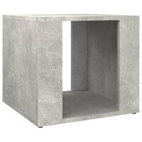 Nachtkastje 41x40x36 cm bewerkt hout betongrijs 2
