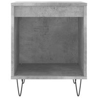 Nachtkastje 40x35x50 cm bewerkt hout betongrijs 4