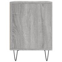 Nachtkastje 40x35x50 cm bewerkt hout grijs sonoma eikenkleurig 5