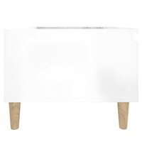 Bijzettafel 50x46x35 cm bewerkt hout hoogglans wit 8