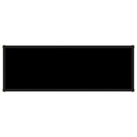 Wandtafel 100x35x75 cm gehard glas zwart 4