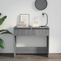 Wandtafel 89x41x76,5 cm bewerkt hout grijs sonoma eikenkleurig 3
