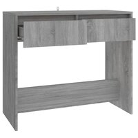Wandtafel 89x41x76,5 cm bewerkt hout grijs sonoma eikenkleurig 7