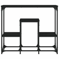 Wandtafel 89,5x28x76 cm bewerkt hout zwart 4