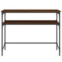 Wandtafel 100x35,5x75 cm bewerkt hout bruin eikenkleur 4