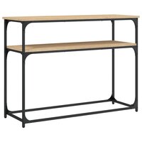 Wandtafel 100x35,5x75 cm bewerkt hout sonoma eikenkleurig 2