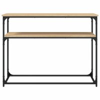 Wandtafel 100x35,5x75 cm bewerkt hout sonoma eikenkleurig 4
