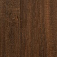 Wandtafel 100x29x75 cm bewerkt hout bruin eikenkleur 8