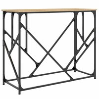 Wandtafel 100x40x80 cm bewerkt hout sonoma eikenkleurig 2