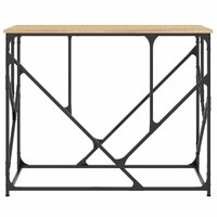 Wandtafel 100x40x80 cm bewerkt hout sonoma eikenkleurig 4