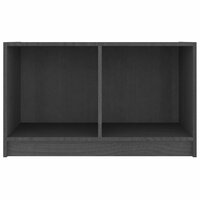 Tv-meubel 70x33x42 cm massief grenenhout grijs 5