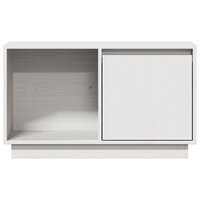 Tv-meubel 74x35x44 cm massief grenenhout wit 4