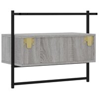 Tv-meubel wandgemonteerd 60,5x30x51 cm hout grijs sonoma eiken 7