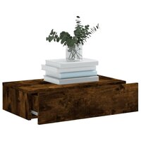Tv-meubel met LED-verlichting 60x35x15,5 cm gerookt eikenkleur 5