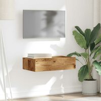 Tv-meubel met LED-verlichting 60x35x15,5 cm oud houtkleurig 5
